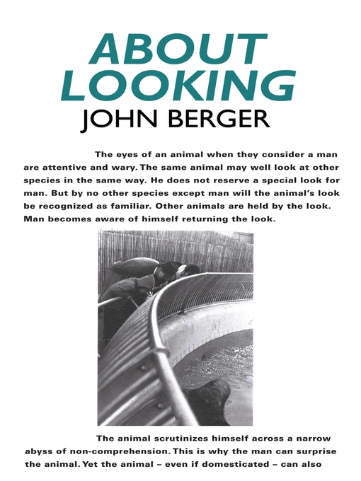 Title details for About Looking by John Berger - Wait list